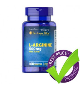 L-Arginina 500 mg 100cps