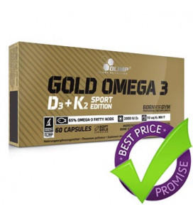 GOLD Omega-3 D3+K2 60cps