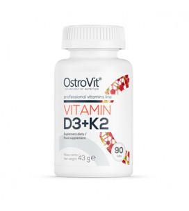 Vitamin D3+K2 90tabs