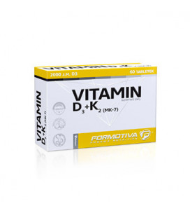 Vitamin D3+K2 (MK-7) 60 tabs