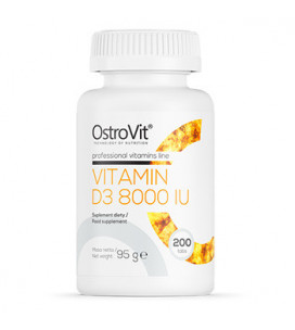 Vitamin D3 8000 IU 200 tabs