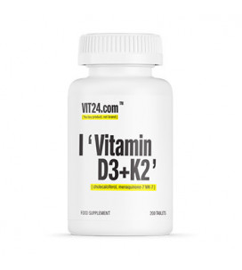Vitamin D3 + K2 200tabs