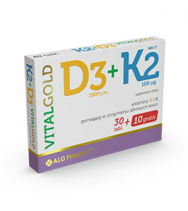 VitaGold D3+K2 40tab