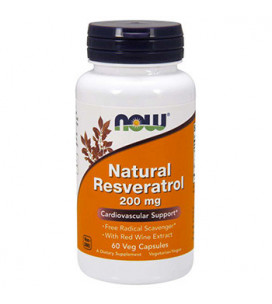 Natural Resveratrol 200mg 60cps