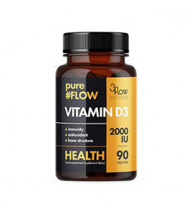 Vitamin D3 2000IU PureFlow 90caps