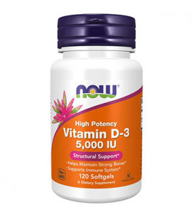 Vitamin D3 5000IU 120 Softgels