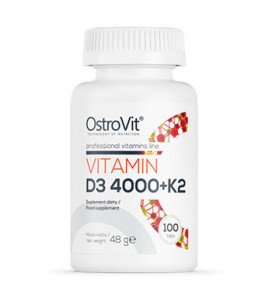 Vitamin D3 4000 + K2 100 tabs