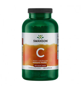 Vitamina C + Rosa Canina 500mg 250cps