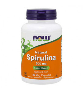 Organic Spirulina 500mg 200 cps