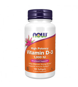 Vitamin D3 1000IU 180cps