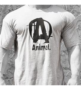 Animal T-Shirt Logo A Grey