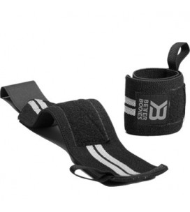 Elastic Wrist Wraps Black/White