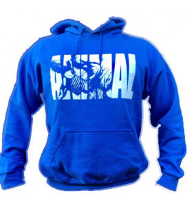 Animal Fury Hooded Sweater Blue