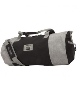 Gold's Gym Contrast Barrel Bag Black/Grey